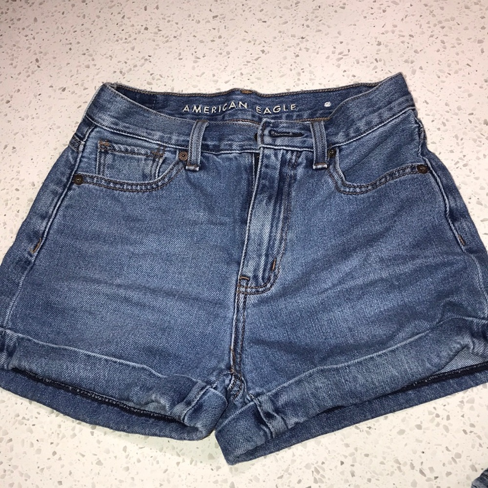 Denim shorts